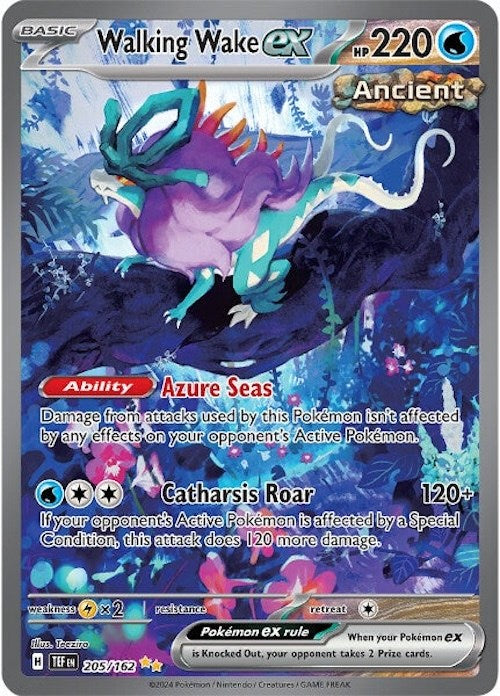 Pokemon | Walking Wake ex (205/162) [Scarlet & Violet: Temporal Forces] | The Nerd Merchant