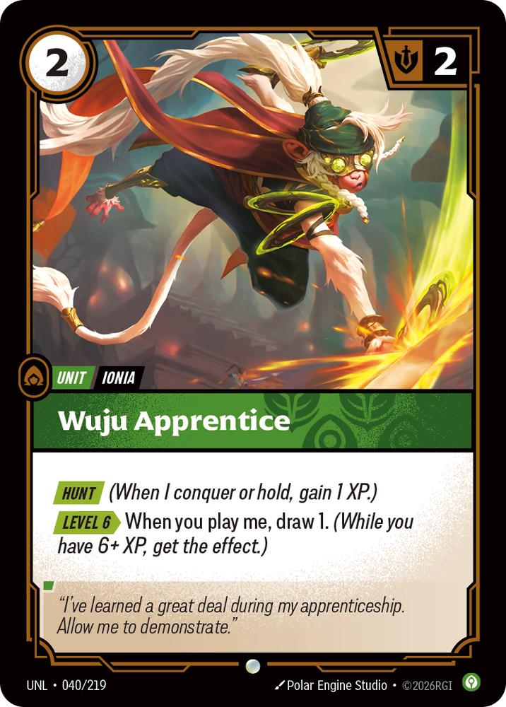 Wuju Apprentice (Foil) - Unleashed (040/219)