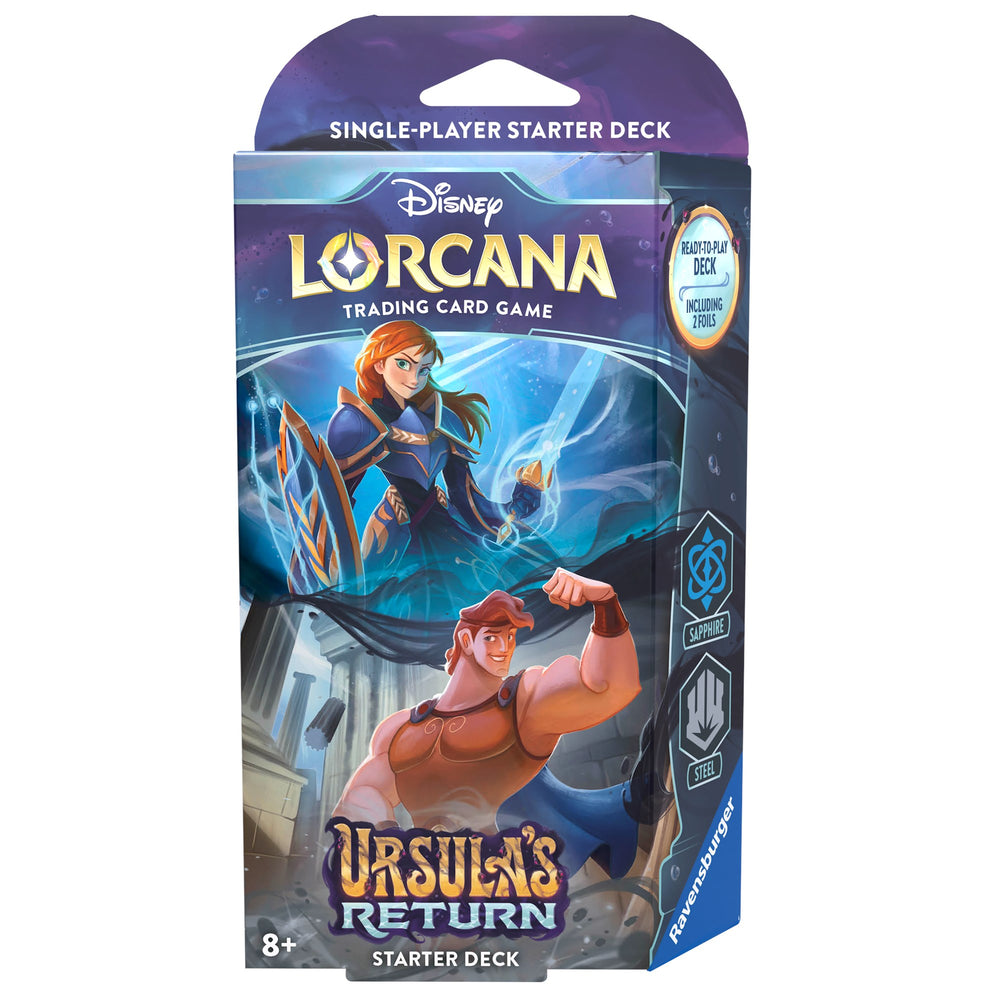 Lorcana | Ursula's Return - Starter Deck (Sapphire & Steel) | The Nerd Merchant