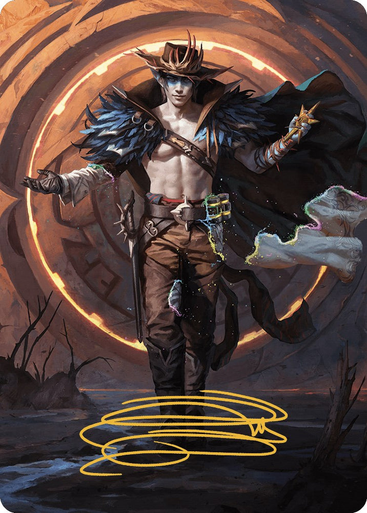 Magic | Oko, the Ringleader Art Card (29/54) (Gold-Stamped Signature) [Outlaws of Thunder Junction Art Series] | The Nerd Merchant