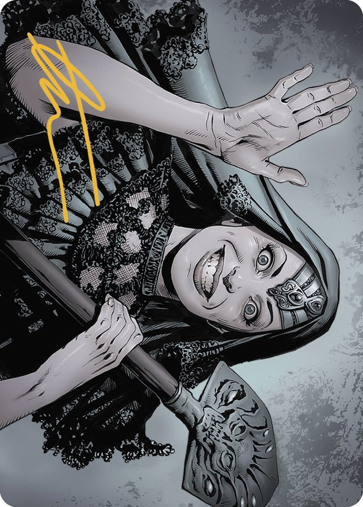 Magic | Gisa, the Hellraiser Art Card (Gold-Stamped Signature) [Outlaws of Thunder Junction Art Series] | The Nerd Merchant