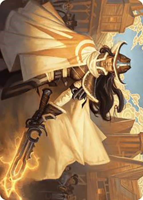 Magic | Omenport Vigilante Art Card [Outlaws of Thunder Junction Art Series] | The Nerd Merchant