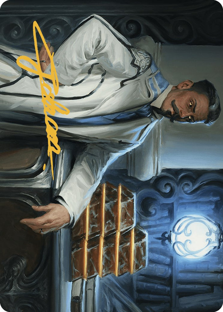 Magic | Baron Bertram Graywater Art Card (Gold-Stamped Signature) [Outlaws of Thunder Junction Art Series] | The Nerd Merchant