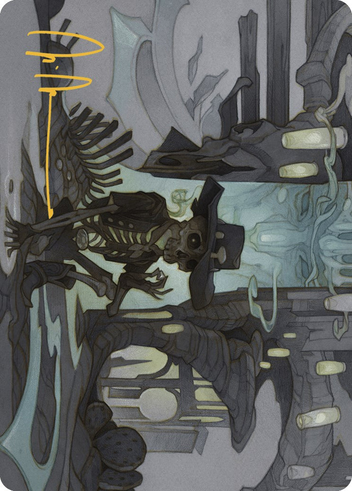 Magic | Tinybones Joins Up Art Card (Gold-Stamped Signature) [Outlaws of Thunder Junction Art Series] | The Nerd Merchant