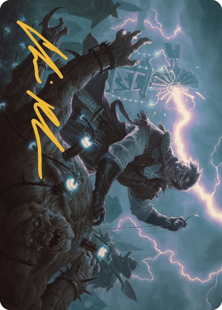 Magic | Geralf, the Fleshwright Art Card (Gold-Stamped Signature) [Outlaws of Thunder Junction Art Series] | The Nerd Merchant