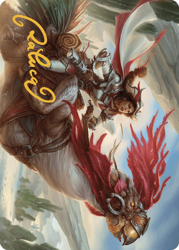 Magic | Frontier Seeker Art Card (Gold-Stamped Signature) [Outlaws of Thunder Junction Art Series] | The Nerd Merchant