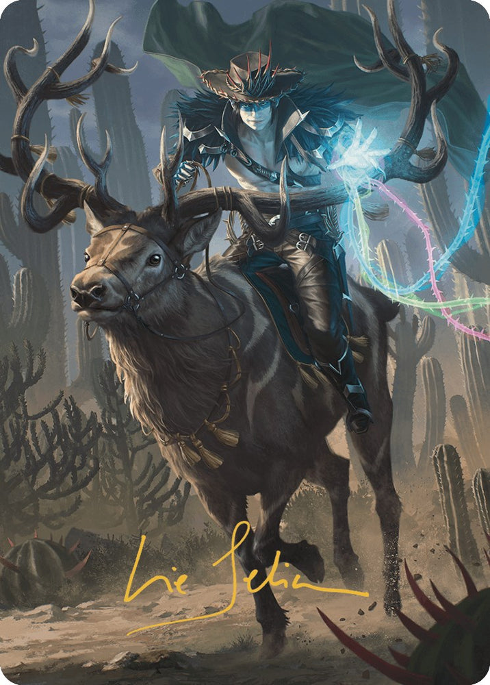 Magic | Oko, the Ringleader Art Card (54/54) (Gold-Stamped Signature) [Outlaws of Thunder Junction Art Series] | The Nerd Merchant
