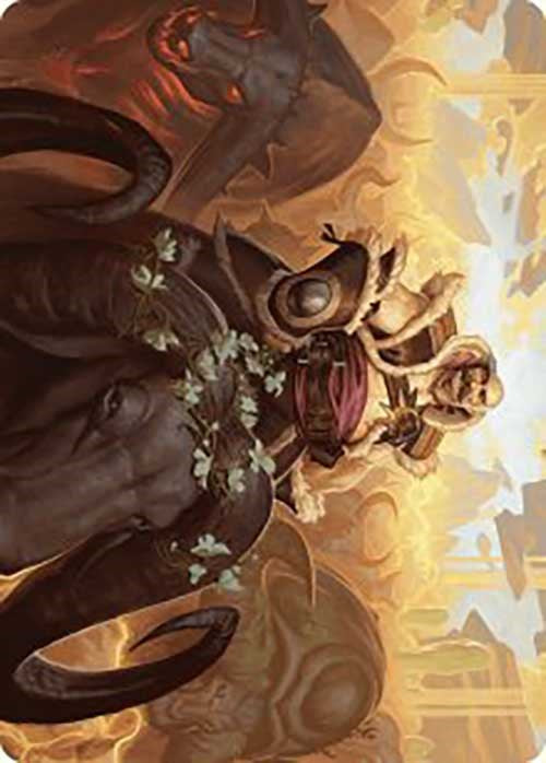 Magic | Bruse Tarl, Roving Rancher Art Card [Outlaws of Thunder Junction Art Series] | The Nerd Merchant
