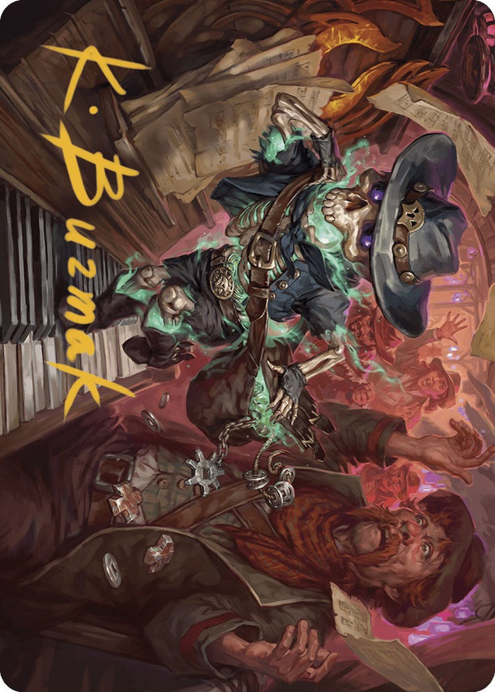 Magic | Tinybones, the Pickpocket Art Card (Gold-Stamped Signature) [Outlaws of Thunder Junction Art Series] | The Nerd Merchant