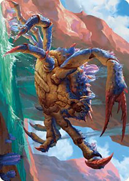 Magic | Canyon Crab Art Card [Outlaws of Thunder Junction Art Series] | The Nerd Merchant