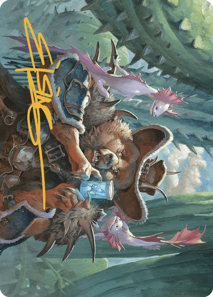 Magic | Doc Aurlock, Grizzled Genius Art Card (Gold-Stamped Signature) [Outlaws of Thunder Junction Art Series] | The Nerd Merchant