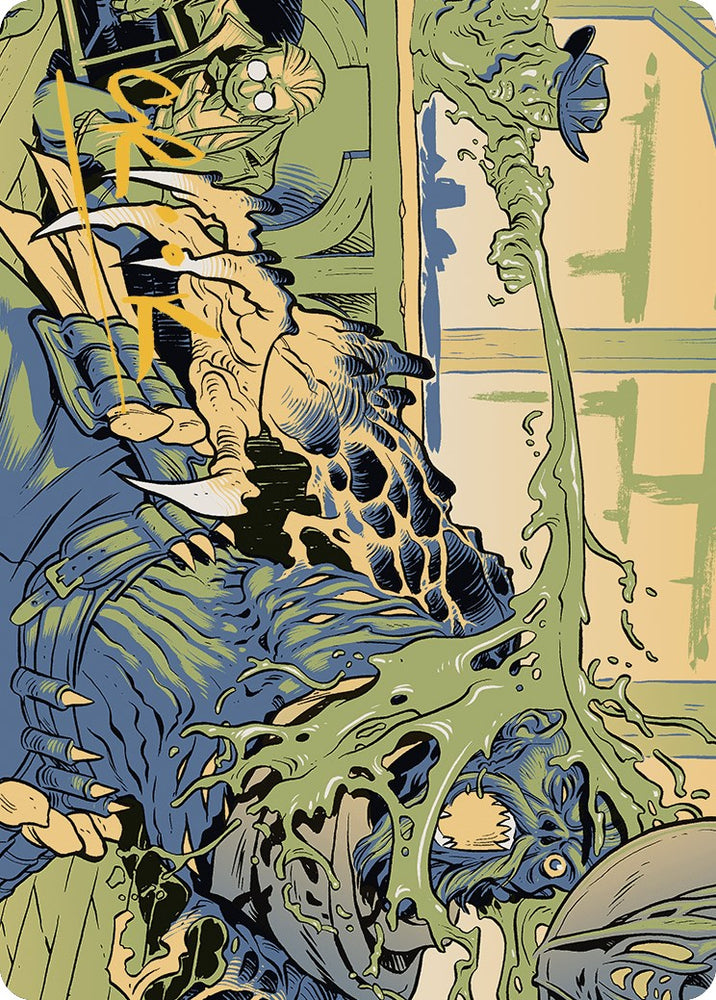 Magic | Voidslime Art Card (Gold-Stamped Signature) [Outlaws of Thunder Junction Art Series] | The Nerd Merchant