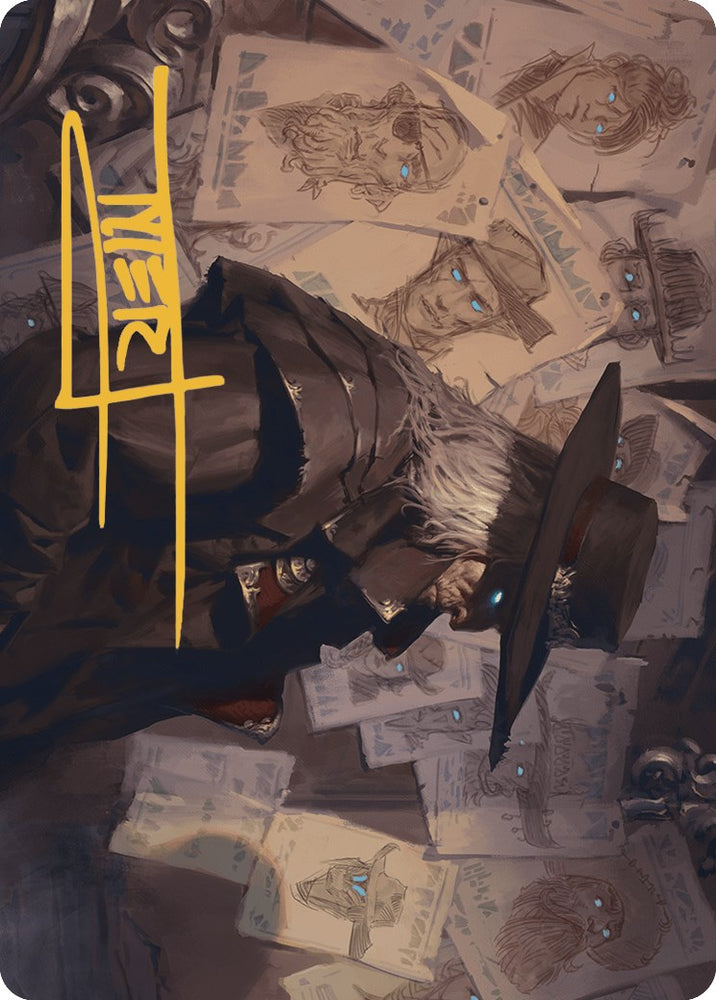 Magic | Lazav, Familiar Stranger Art Card (Gold-Stamped Signature) [Outlaws of Thunder Junction Art Series] | The Nerd Merchant