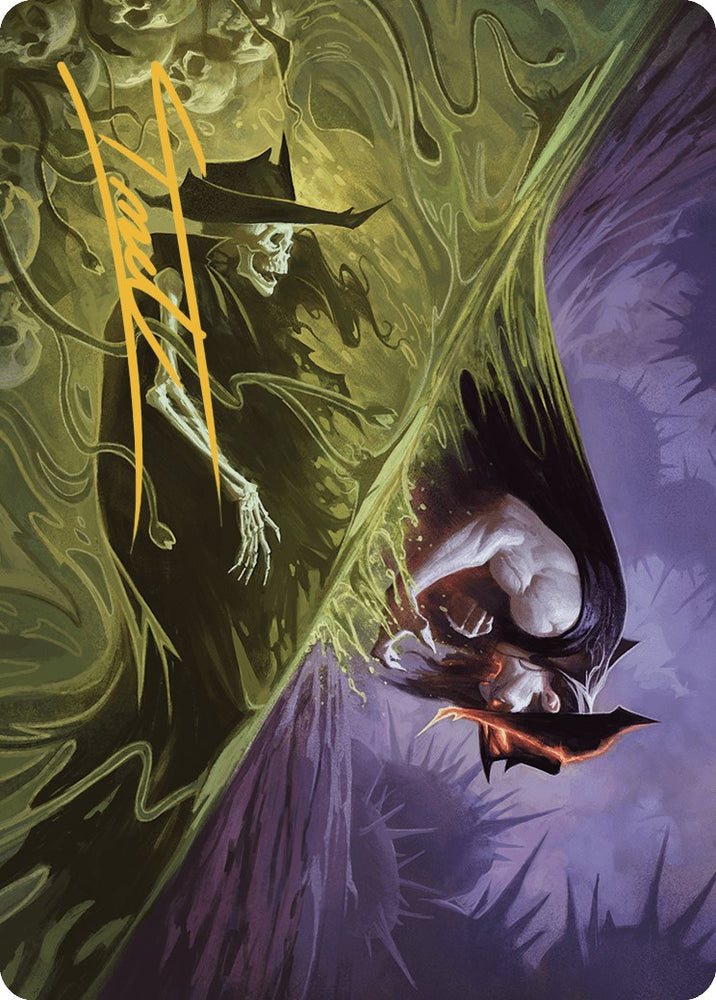 Magic | Pillage the Bog Art Card (Gold-Stamped Signature) [Outlaws of Thunder Junction Art Series] | The Nerd Merchant