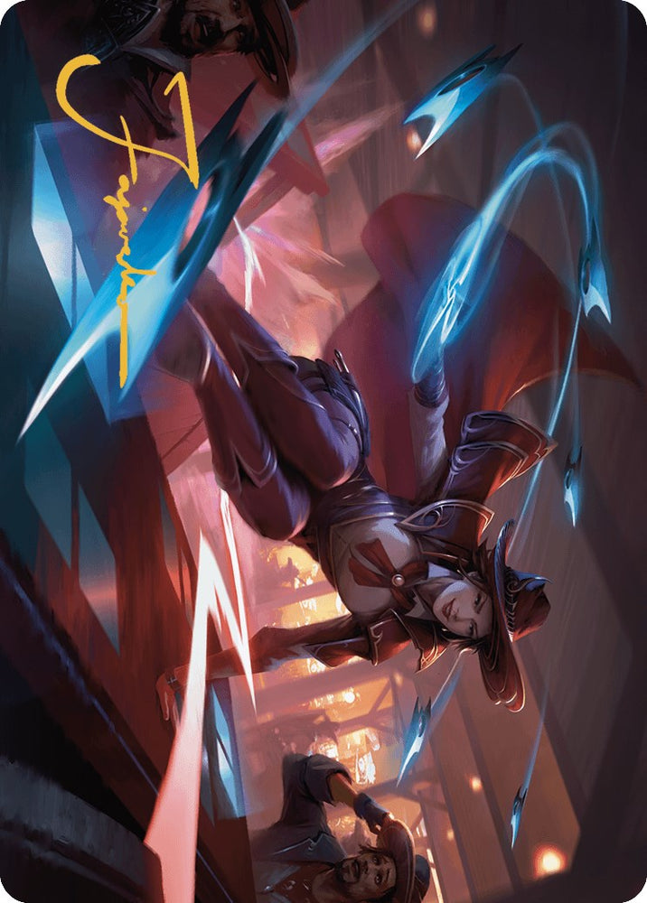 Magic | Slick Sequence Art Card (Gold-Stamped Signature) [Outlaws of Thunder Junction Art Series] | The Nerd Merchant