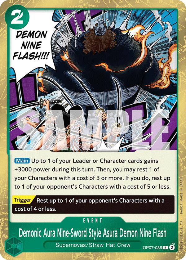 One Piece | Demonic Aura Nine-Sword Style Asura Demon Nine Flash [500 Years in the Future] | The Nerd Merchant