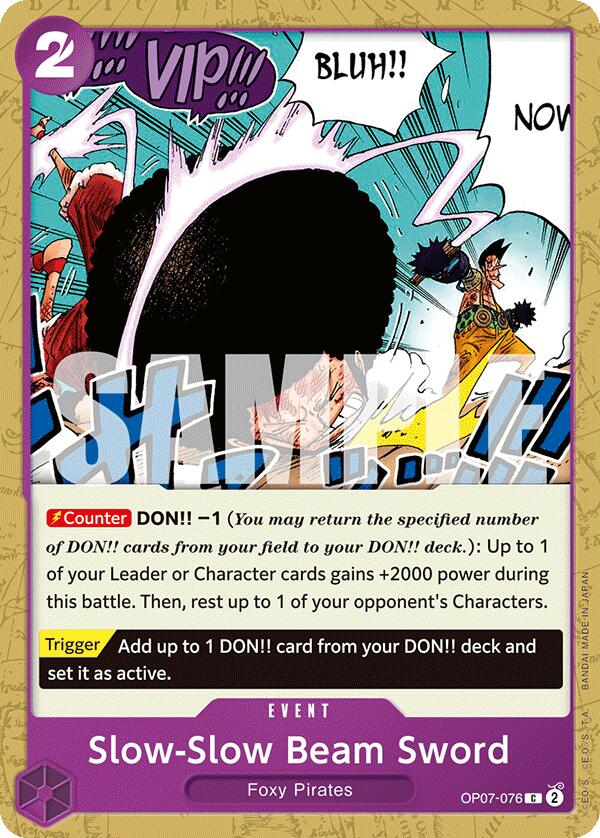 One Piece | Slow-Slow Beam Sword [500 Years in the Future] | The Nerd Merchant