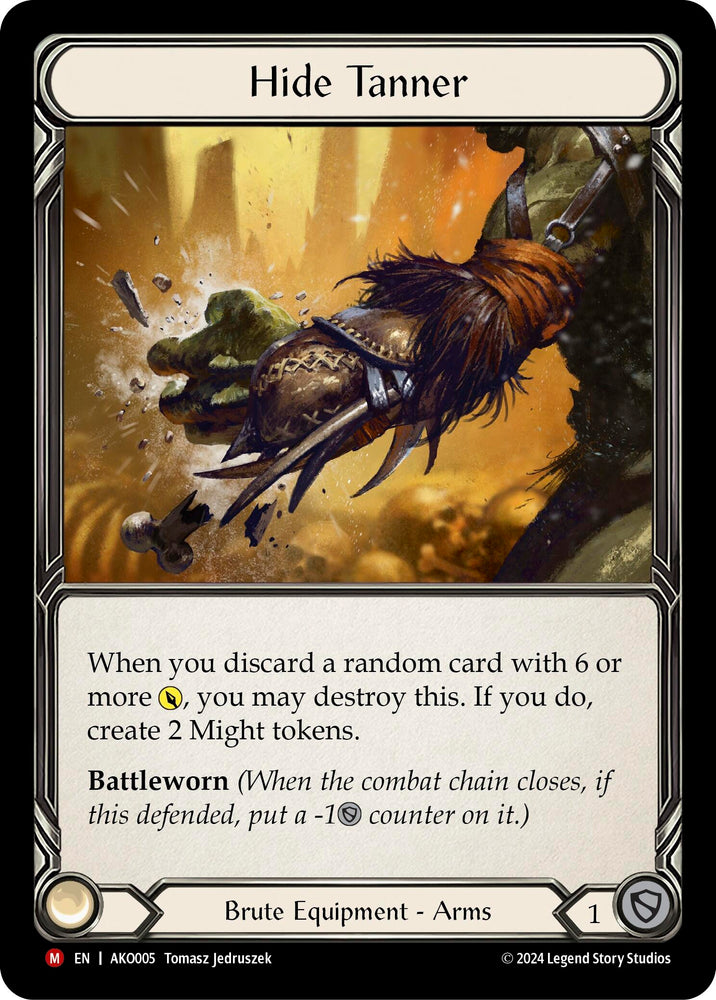 Flesh and Blood TCG | Hide Tanner [AKO005] (Armory Deck: Kayo) | The Nerd Merchant