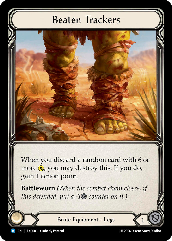 Flesh and Blood TCG | Beaten Trackers [AKO006] (Armory Deck: Kayo) | The Nerd Merchant