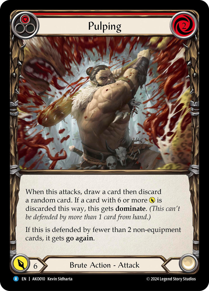 Flesh and Blood TCG | Pulping (Red) [AKO010] (Armory Deck: Kayo) | The Nerd Merchant