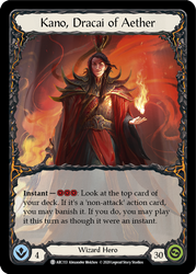 Flesh and Blood TCG | Kano, Dracai of Aether // Teklo Plasma Pistol [U-ARC113 // U-ARC003] (Arcane Rising Unlimited) | The Nerd Merchant