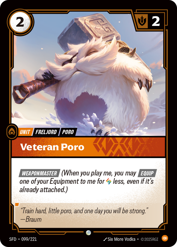 Veteran Poro (Foil) - Spiritforged #99