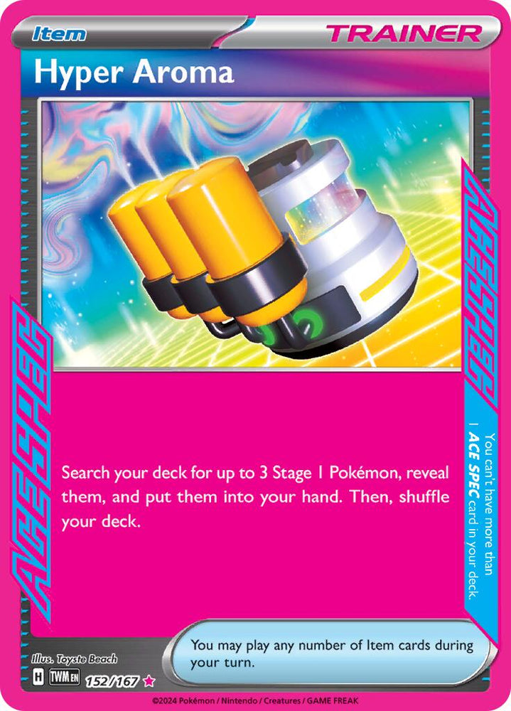 Pokemon | Hyper Aroma (152/167) [Scarlet & Violet: Twilight Masquerade] | The Nerd Merchant