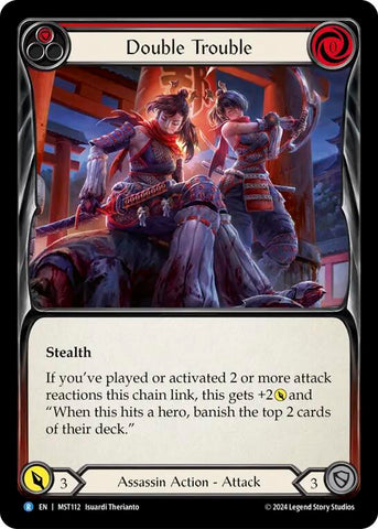 Flesh and Blood TCG | Double Trouble (Red) [MST112] (Part the Mistveil) | The Nerd Merchant