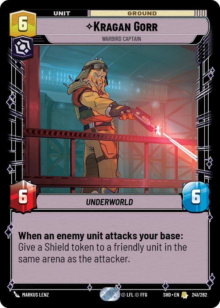 Kragan Gorr - Warbird Captain (241/262) (241/262) [Shadows of the Galaxy]
