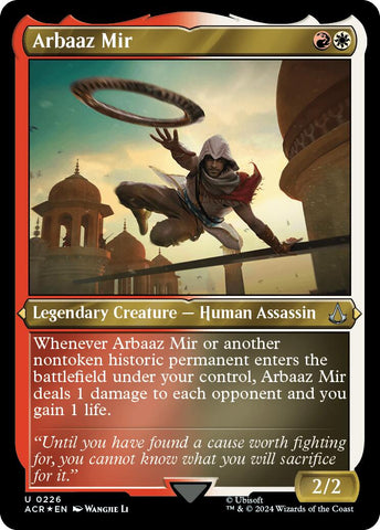 Magic | Arbaaz Mir (Foil Etched) [Assassin's Creed] | The Nerd Merchant