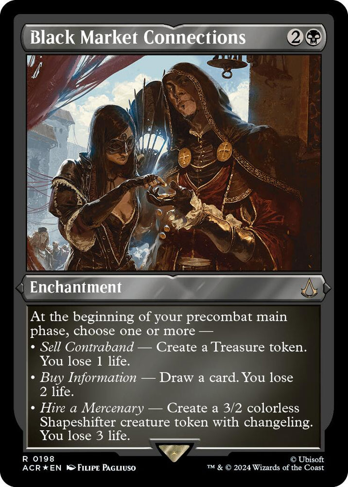 Magic | Black Market Connections (Foil Etched) [Assassin's Creed] | The Nerd Merchant