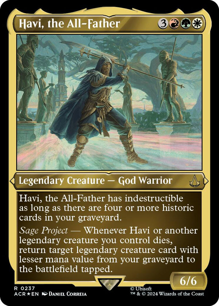 Magic | Havi, the All-Father (Foil Etched) [Assassin's Creed] | The Nerd Merchant