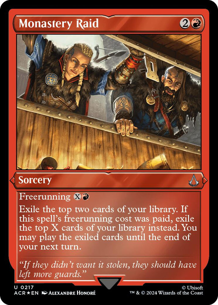 Magic | Monastery Raid (Foil Etched) [Assassin's Creed] | The Nerd Merchant