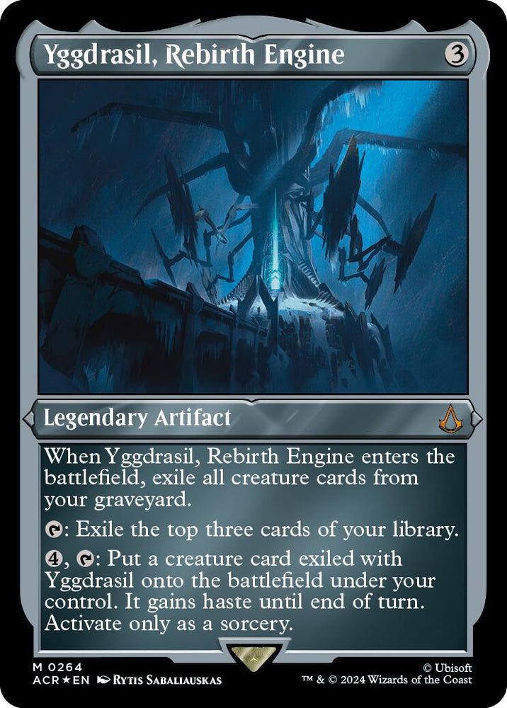 Magic | Yggdrasil, Rebirth Engine (Foil Etched) [Assassin's Creed] | The Nerd Merchant