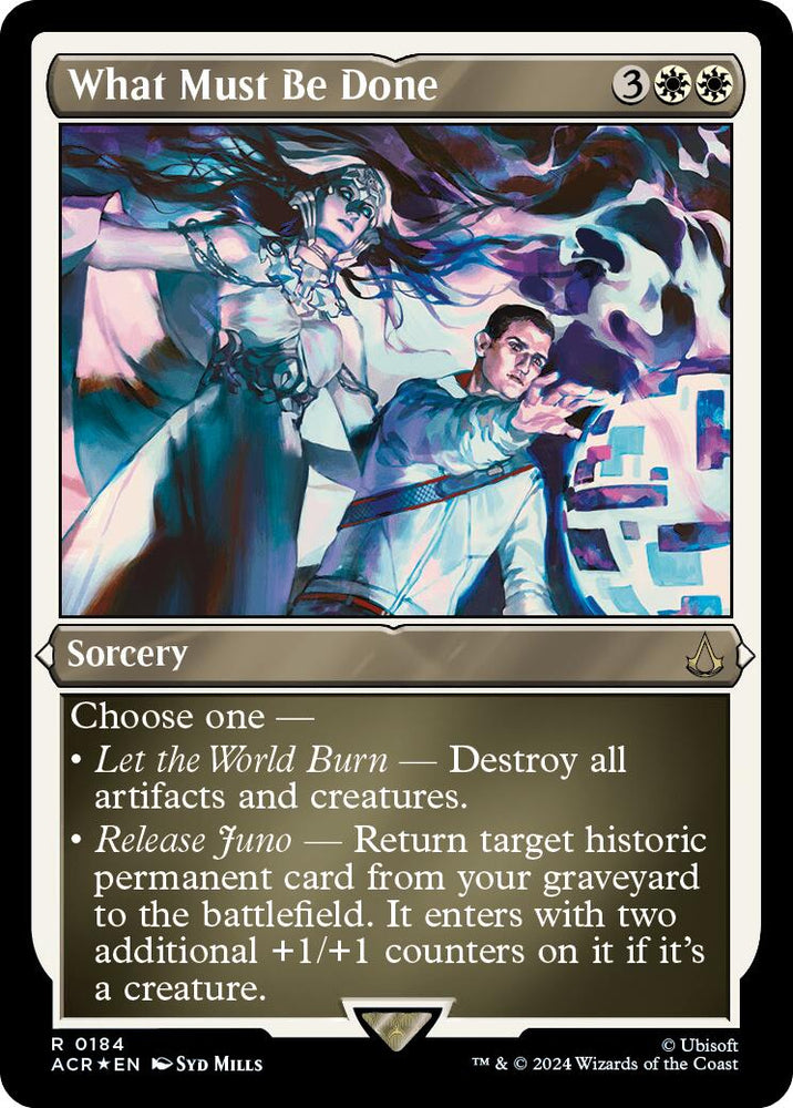 Magic | What Must Be Done (Foil Etched) [Assassin's Creed] | The Nerd Merchant