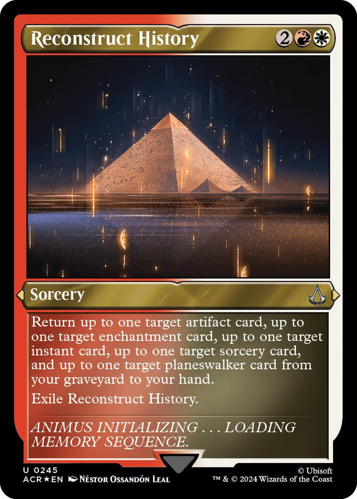 Magic | Reconstruct History (Foil Etched) [Assassin's Creed] | The Nerd Merchant