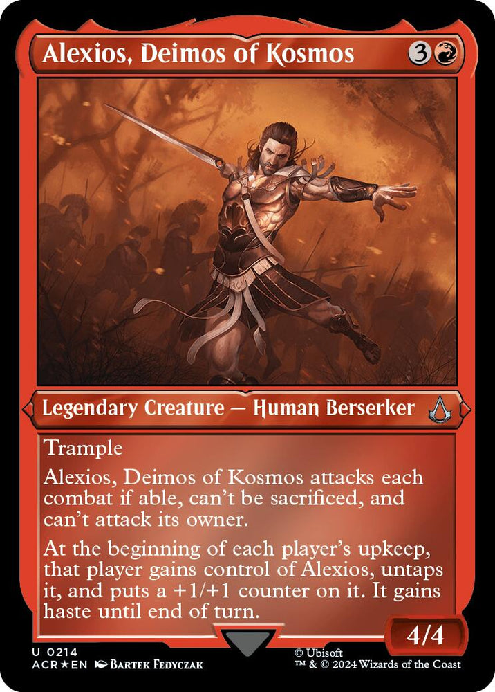 Magic | Alexios, Deimos of Kosmos (Foil Etched) [Assassin's Creed] | The Nerd Merchant