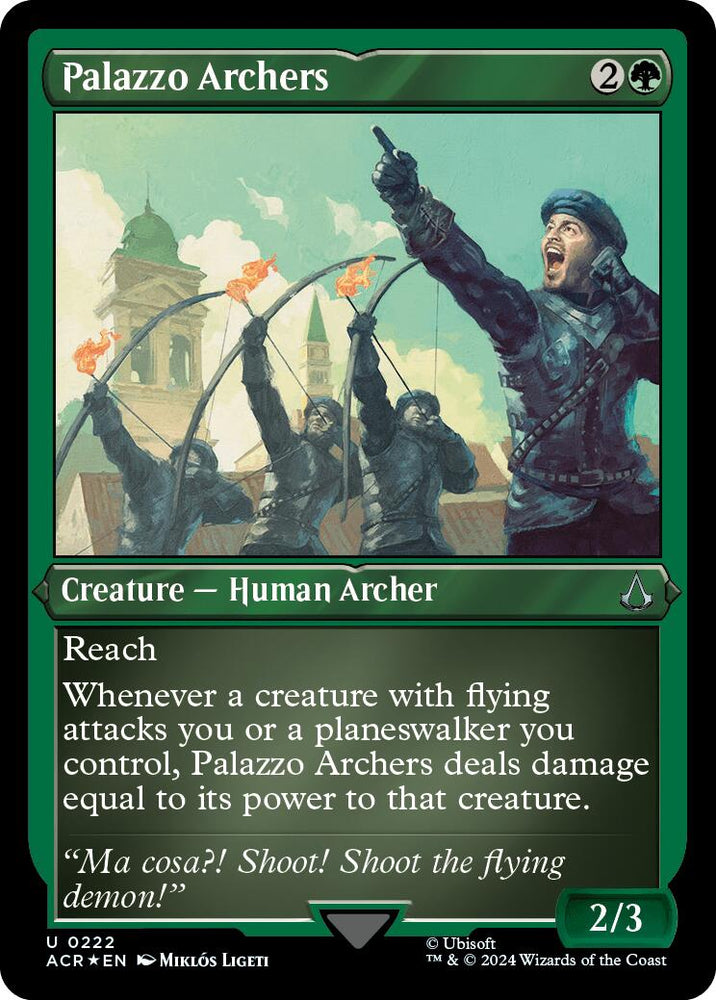 Magic | Palazzo Archers (Foil Etched) [Assassin's Creed] | The Nerd Merchant
