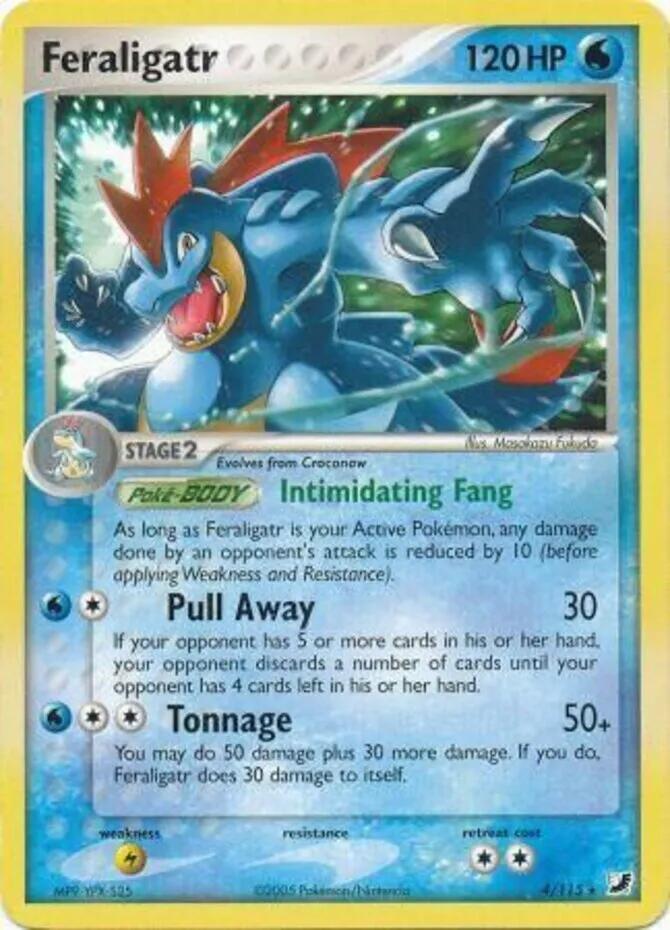 Pokemon | Feraligatr (4/115) (Theme Deck Exclusives) [EX: Unseen Forces] | The Nerd Merchant