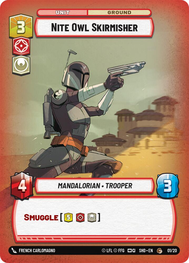 Nite Owl Skirmisher (01/20) (01/20) [Shadows of the Galaxy: Weekly Play]