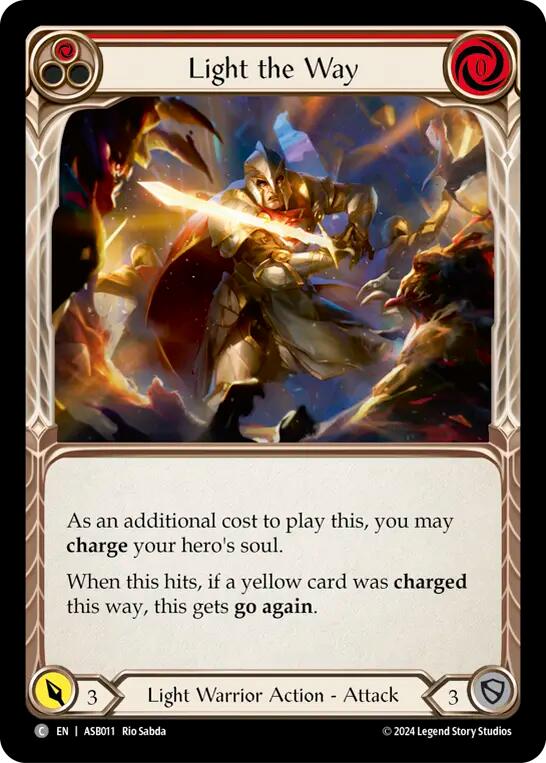 Flesh and Blood TCG | Light the Way (Red) [ASB011] (Armory Deck: Boltyn) | The Nerd Merchant