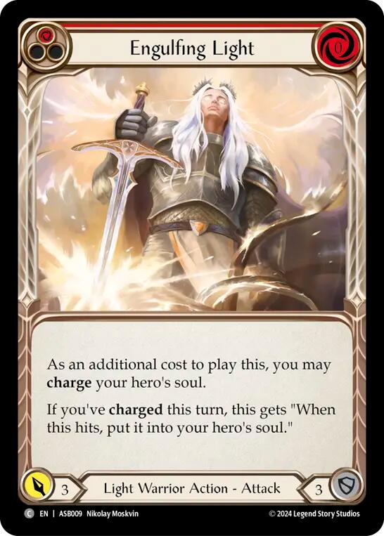 Flesh and Blood TCG | Engulfing Light (Red) [ASB009] (Armory Deck: Boltyn) | The Nerd Merchant