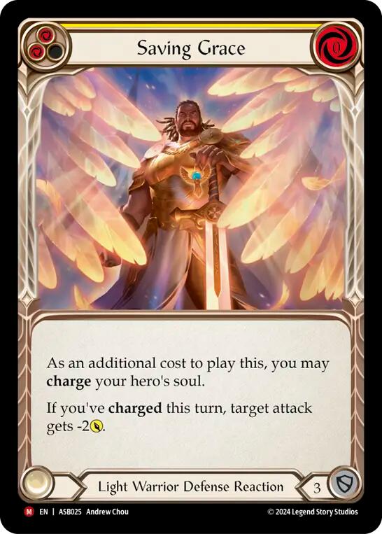 Flesh and Blood TCG | Saving Grace [ASB025] (Armory Deck: Boltyn) | The Nerd Merchant