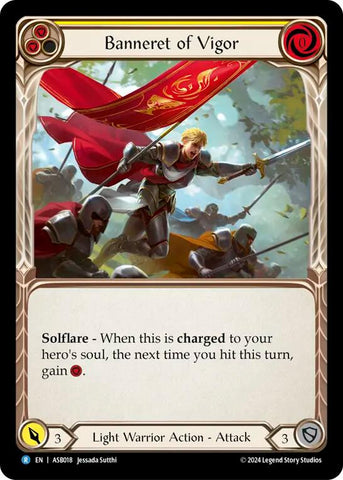 Flesh and Blood TCG | Banneret of Vigor [ASB018] (Armory Deck: Boltyn) | The Nerd Merchant