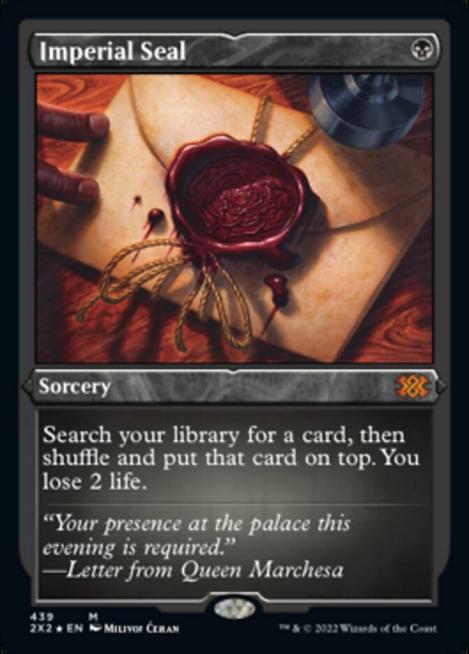 Magic | Imperial Seal (Foil Etched) [Double Masters 2022] | The Nerd Merchant