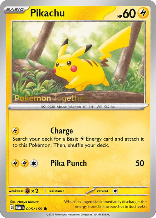 Pokemon | Pikachu (025/165) (PokePost Promo) [Scarlet & Violet 151] | The Nerd Merchant