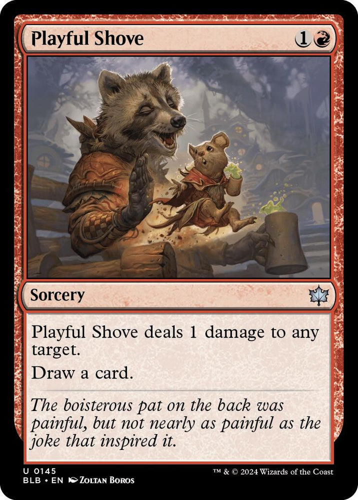 Magic | Playful Shove [Bloomburrow] | The Nerd Merchant