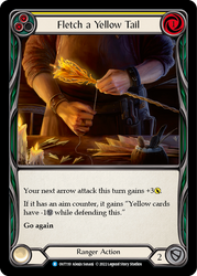 Flesh and Blood TCG | Fletch a Yellow Tail (Yellow) [OUT110] (Outsiders) | The Nerd Merchant
