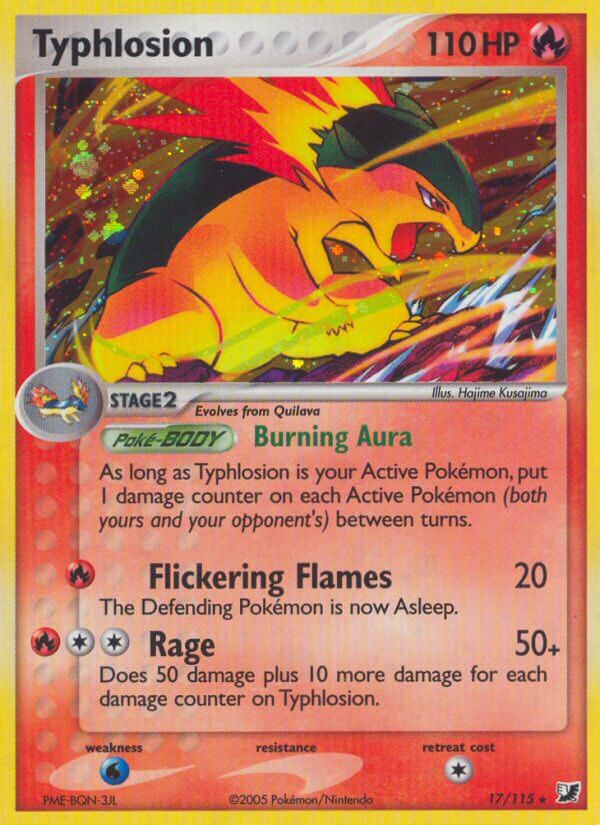 Pokemon | Typhlosion(17/115) (Theme Deck Exclusive) [EX: Unseen Forces] | The Nerd Merchant