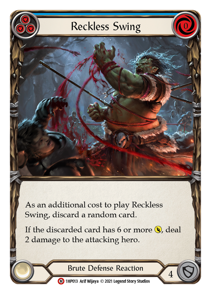 Flesh and Blood TCG | Reckless Swing [1HP013] (History Pack 1) | The Nerd Merchant